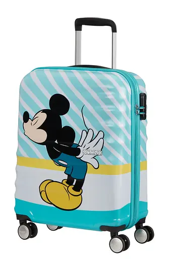 Чемодан 55 См American Tourister WAVEBREAKER DISNEY - KISS BLUE 55x40x20 31C*31001 - фото 3