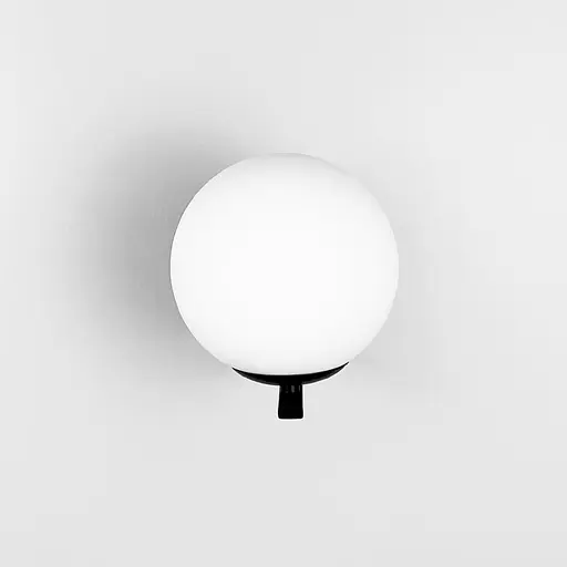 Бра з білим плафоном у чорному корпусі 15х24 см Line F Арт. B91275/1 BK - фото 1