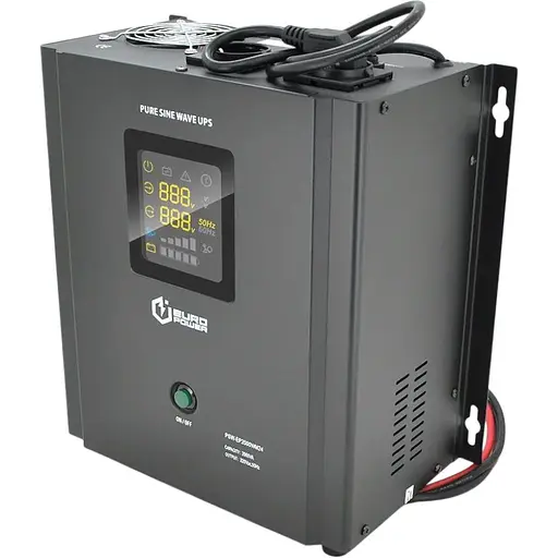 ИБП с правильной синусоидой Europower PSW-EP2000WM24 (Мощность 1400 Вт) 20А, настенный, под наружную АКБ 24В, Q1