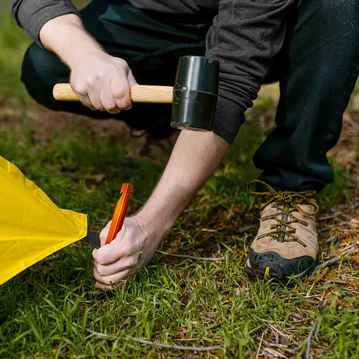 Набір кілочків для намету Mountain Goat алюмінієві 18 см, V-подібні 10 шт (P-5905973406895) - фото 3