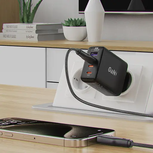 Кабель ACEFAST C8-04 USB-A to USB-C charging data cable Black - фото 7