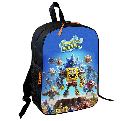 Шкільний рюкзак дитячий Губка Боб + Сумка для взуття спортивної форми рюкзак-мішок для хлопчика (01687) - фото 5