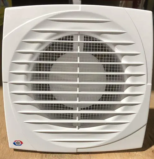 Вентилятор бытовой вытяжной Vents 100 ДЛ с сеткой от насекомых Белый 30412 - фото 5