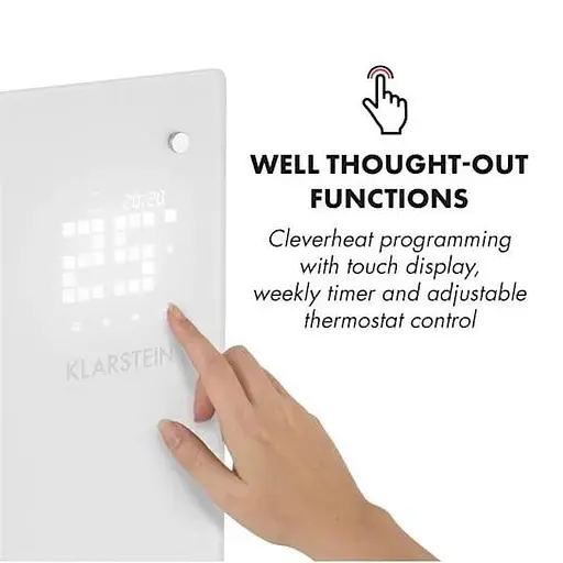 Конвекційний обігрівач Klarstein Bornholm Curved Ambient (10033062) - фото 5