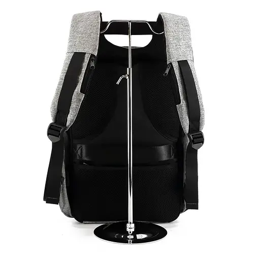 Рюкзак Mark Ryden для ноутбука 15.6 дюймов Safe MR5815ZS система антивор с USB портом Черно-серый - фото 6