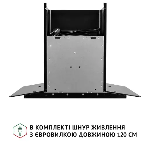 Витяжка декоративна зі склом Perfelli GRASSI 6PWB NERO - фото 9