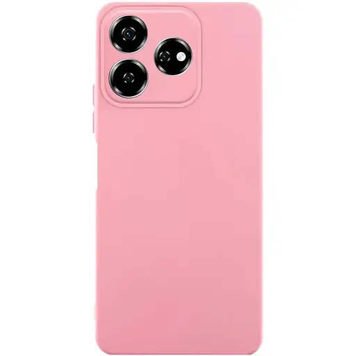 Чохол TPU GETMAN Liquid Silk Full Camera для ZTE Nubia V60 Рожевий / Pink