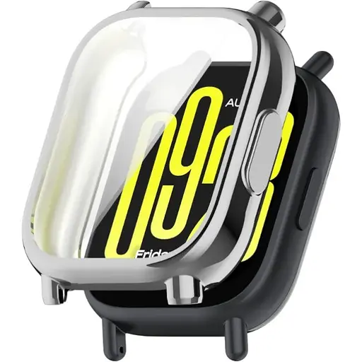 Чохол-накладка DK для Xiaomi Redmi Watch 5 Active Silicone Face Case (silver)