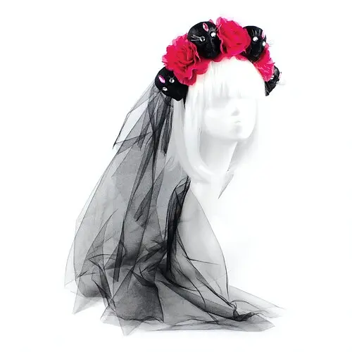 Обруч Santa Benita с фатой - фото 1