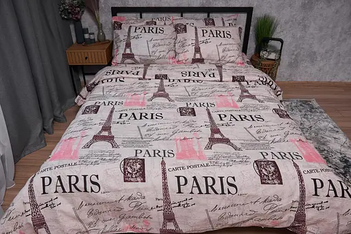 Пододеяльник Moon&Star Микросатин Premium Paris Souvenir King Size 220x240 см - фото 2