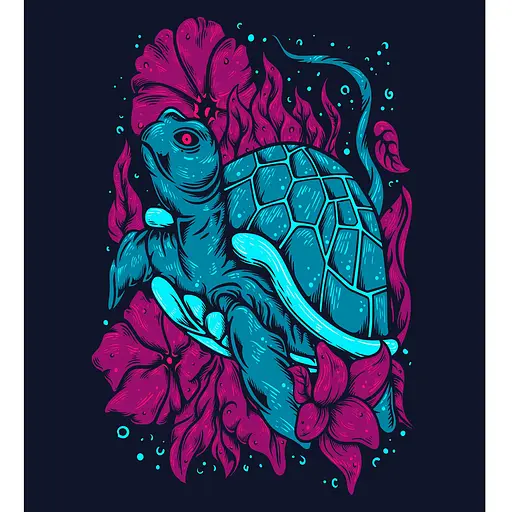 Алмазна мозаїка Strateg Черепахові мрії 30х40 см (HEG87065) - фото 1