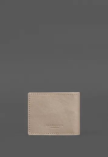 Кожаная обложка для служебного удостоверения Национальной гвардии Светло-бежевая - фото 4