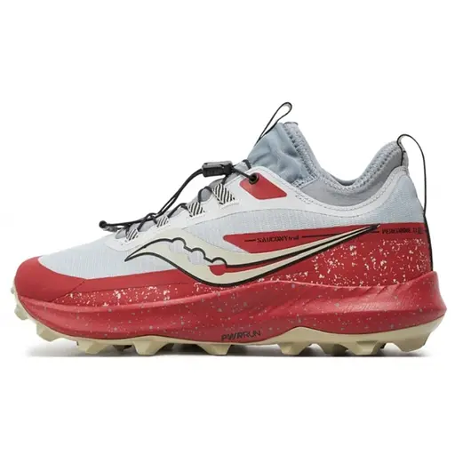Кроссовки Saucony Peregrine 13 ST 45 Light Grey/Red (1097-S20840-10511) - фото 2