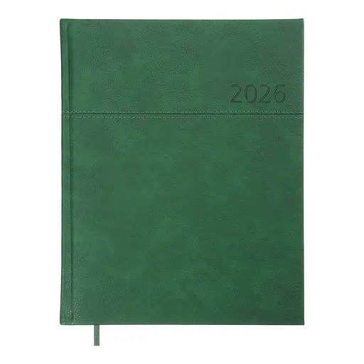 Еженедельник датированный Buromax Orion 2026 A4 зеленый (BM.2783-04)