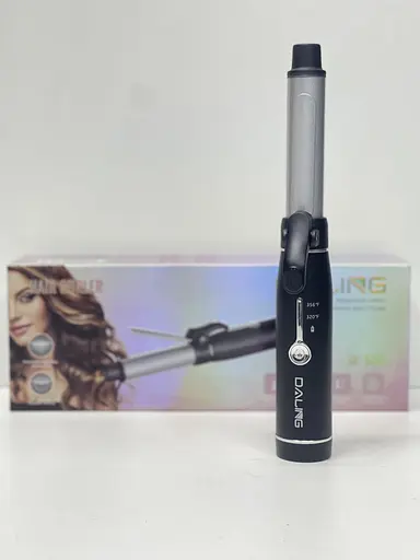 Акумуляторна плойка щипці Daling DL-5233 для завивки волосся 20мм Чорний - фото 2