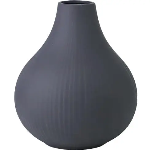 Ваза Ardesto Lucca 16.5х19.5 см серая (AR3815B) - фото 1