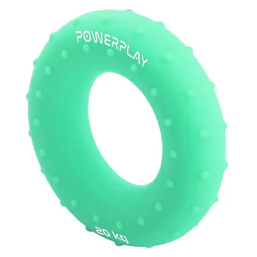 Еспандер кістьовий PowerPlay силіконовий PP-4338 Hand Grip Medium 20 кг Зелений (PP_4338_Green_20kg) - фото 2