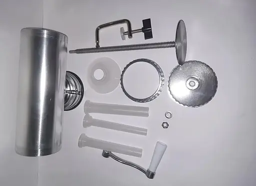 Шприц для виготовлення ковбас Bohmann BH 02-750 ручний 2.5 кг Сірий - фото 4