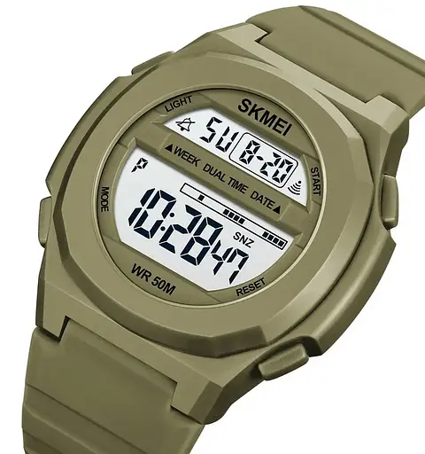 Годинник чоловічий спортивний Skmei 1821 (Хакі) - фото 3