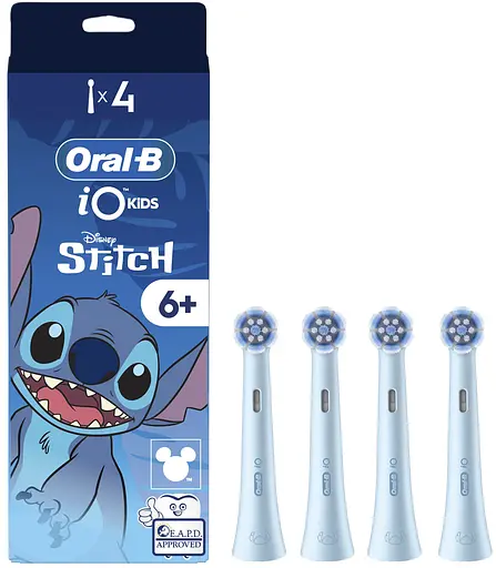 Змінні насадки до електричної зубної щітки Oral-B iO Kids "Disney Стіч" 4 шт. 