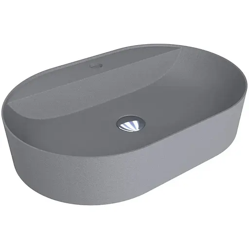 Умивальник Miraggio France mirastone gray 0000995, Сірий - фото 1