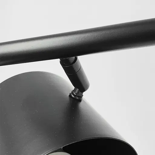 Удлиненная черная люстра-реплика KUP с 5 спотами Line.F MJ 120/5 BK - фото 3