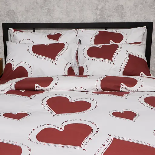 Комплект постільної білизни Moon&Star євро 200х220 наволочки 2х50х70 Romantic Mood Бязь Gold Люкс - фото 4