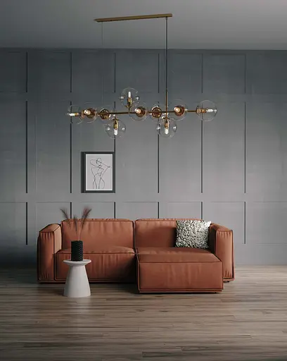 Люстра BB2, PikArt арт. 25268 Золотий Білий - фото 4