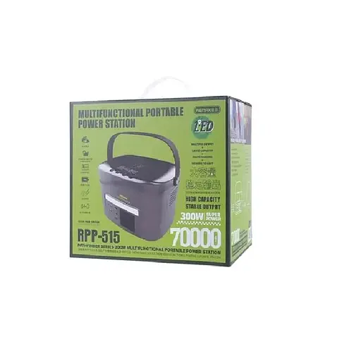 Зарядная станция Remax RPP-515 Pathfinder Series 300W 70000mAh Black (6954851206460) - фото 2