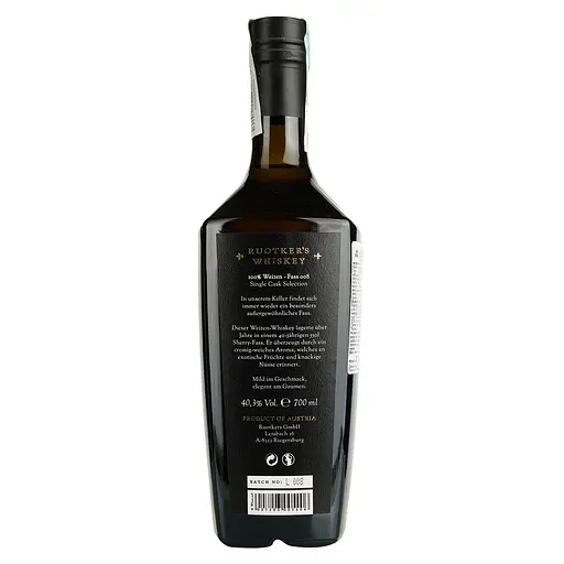 Віскі Ruotker's Oloroso Sherry Cask 40.3% 0.7 л в подарунковій упаковці - фото 5