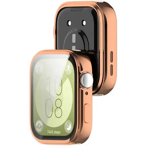 Чехол-накладка DK для Huawei Watch Fit 3 Silicone Face Case (rose gold) - фото 2