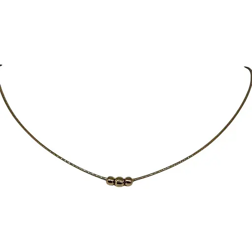 Золоте кольє Аметист Кульки 508311030А-03Ш 40