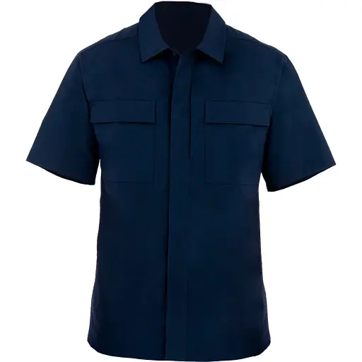 Тенниска First Tactical 51% polyester/49% cotton S Темно-синий - фото 1