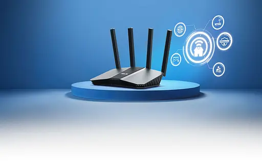 ASUS Маршрутизатор RT-BE58U BE3600, 4xGE LAN, 2,5xGE WAN, 1xUSB3.2, MESH - фото 3