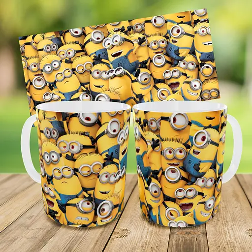 Набір: дитяча сумка-бананка+кружка Посіпаки 32х15см, бананка для хлопчика через плече на подарунок (00936) - фото 3