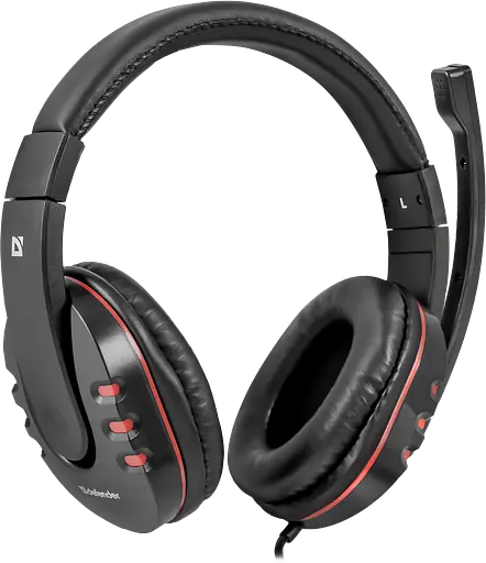 Навушники з мікрофоном Defender Warhead G-160 Black - фото 1