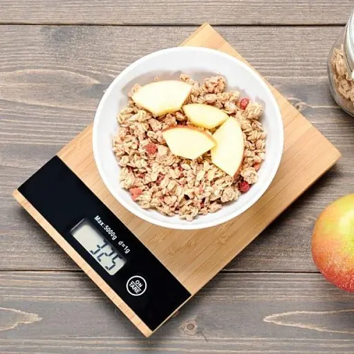 Ваги кухонні електронні Edenberg до 5 кг дерев'яна поверхня EB-75807 - фото 3