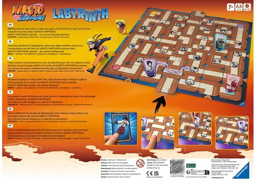 Настольная игра Ravensburger Сумасшедший лабиринт. Наруто: Ураганные хроники (Das verruckte Labyrinth - Naruto Shippuden) (англ.) (PS204) - фото 3