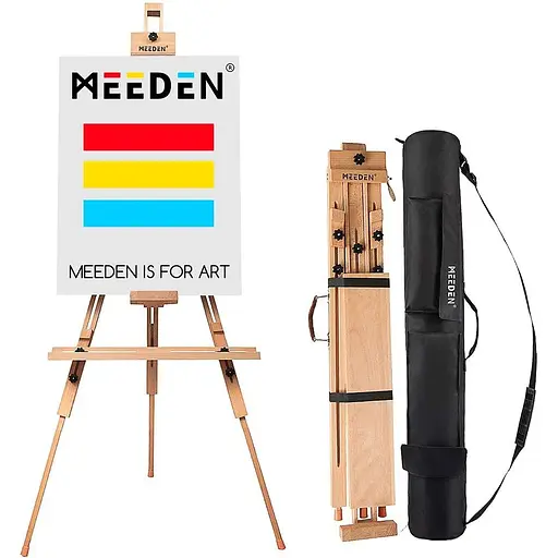 Мольберт - тринога MEEDEN 6012 бук 89×81×192см максимальна висота полотна 112см з сумкою 