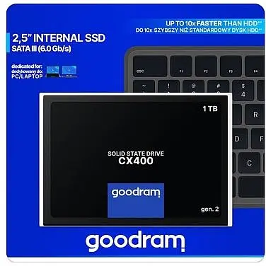 SSD диск Goodram CX400 Gen.2 1 TB (SSDPR-CX400-01T-G2) - фото 7