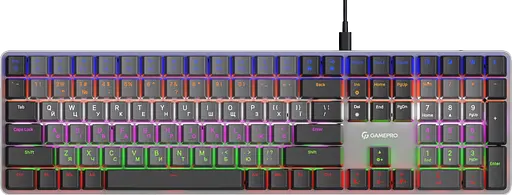 Клавиатура GamePro MK145R Red Swich RGB Dark Gray