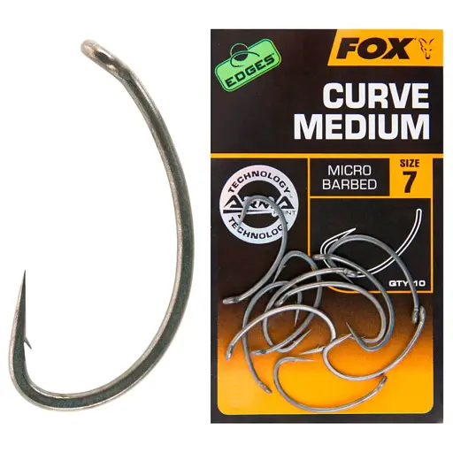 Гачок короповий Fox International Curve Medium #5 (10 шт/уп) - фото 1