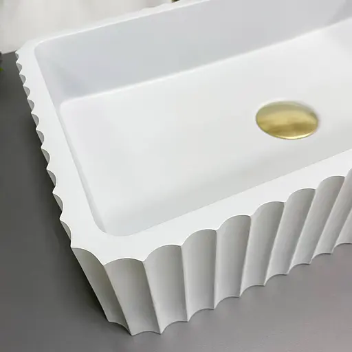 Умивальник VBI Florentia grey matt накладний VBI-015002, Сірий - фото 5