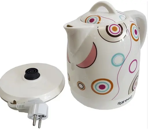 Электрический керамический чайник Rainberg RB-9061500 Вт. - фото 1