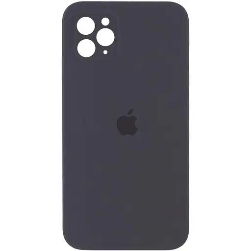 Чохол Epik Silicone Case Square Full Camera Protective AA для Apple iPhone 11 Pro Max 6.5 Сірий/Dark Gray - фото 1