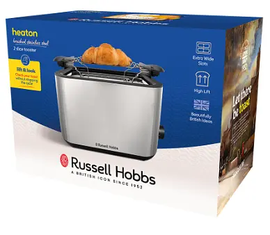 Тостер Russell Hobbs 27390-56 Heaton Brushed 2Slice Toaster - фото 8