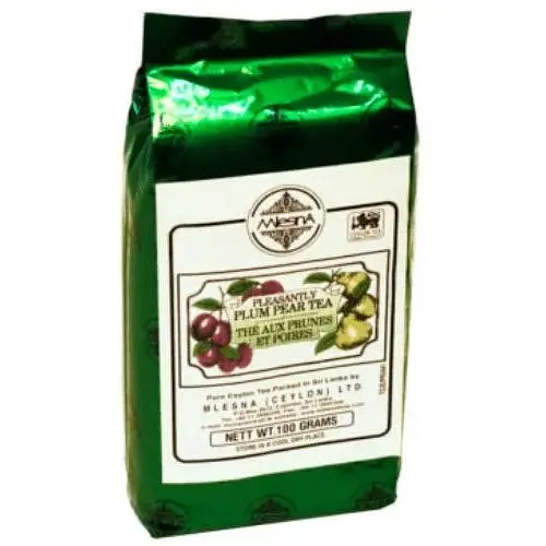 Чай зелений Mlesna Сліва-груша пакет з фольги 100 г - фото 1