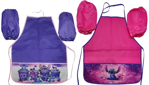 Набір фартух 50x45 см + нарукавники 26 см Стіч, 127-5 (В асортименті) - фото 2