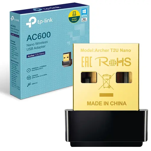 Wi-Fi USB-адаптер TP-Link Archer T2U NANO AC600 - фото 2