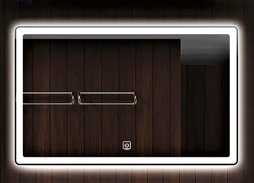 Дзеркало Dusel DE-M3051 75x100, Білий - фото 1